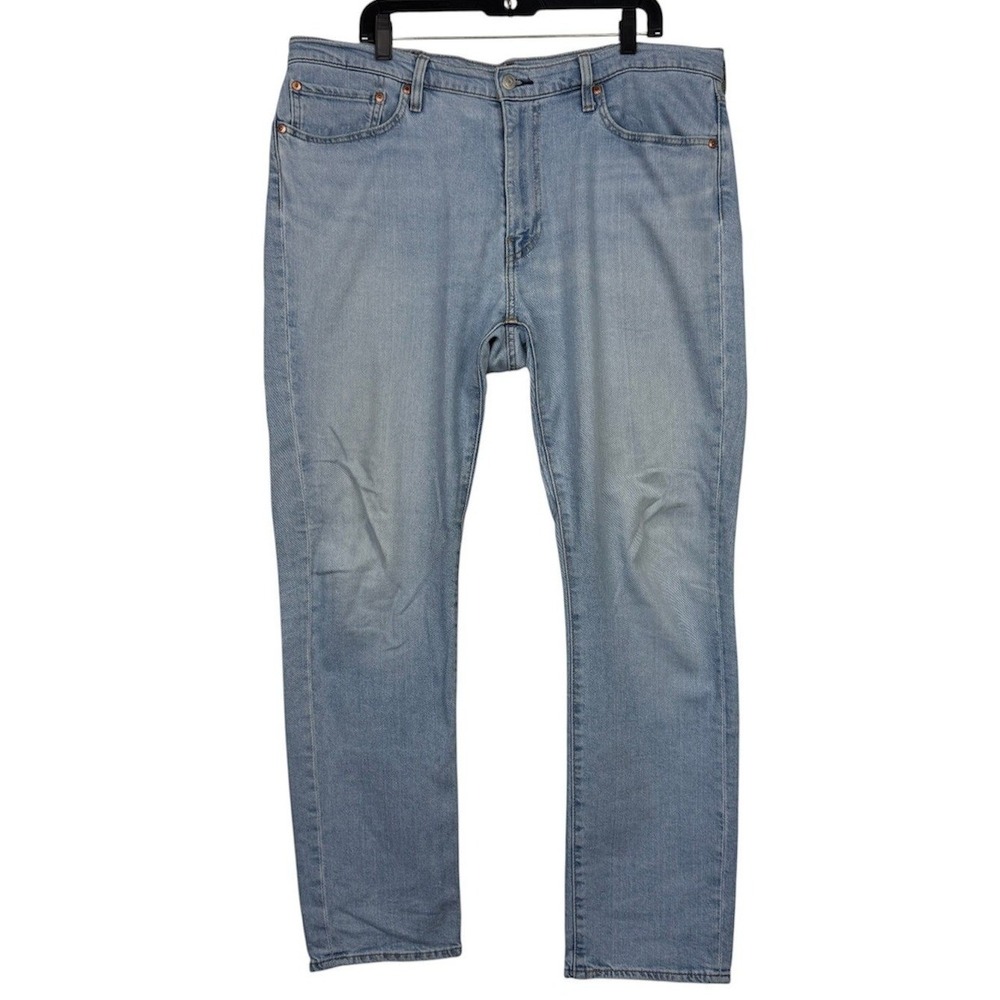 Levi's Premium 511 Slim Fit Jeans Men 38x32 Cotton Stretch Light Wash Blue Denim